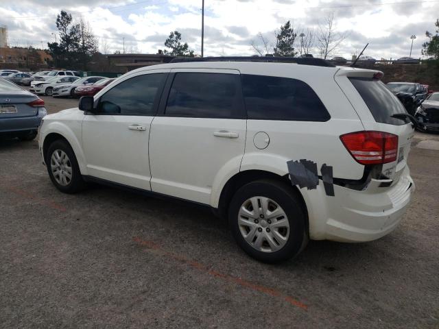 3C4PDCAB0HT622312 - 2017 DODGE JOURNEY 4D SE WHITE photo 2