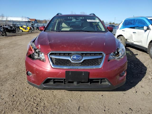 JF2GPASC0F8267285 - 2015 SUBARU XV CROSSTR SPORT LIMITED MAROON photo 5