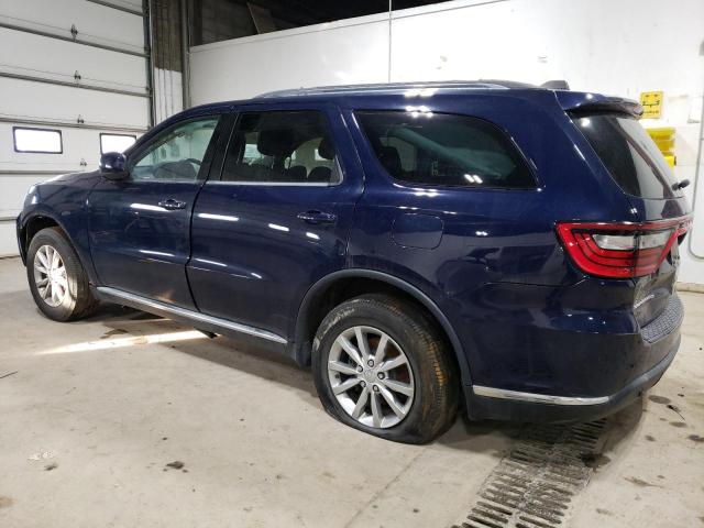 1C4RDJAG1GC362070 - 2016 DODGE DURANGO SXT BLUE photo 2