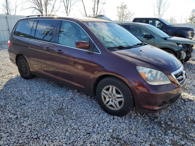 5FNRL38477B117125 - 2007 HONDA ODYSSEY EX MAROON photo 4