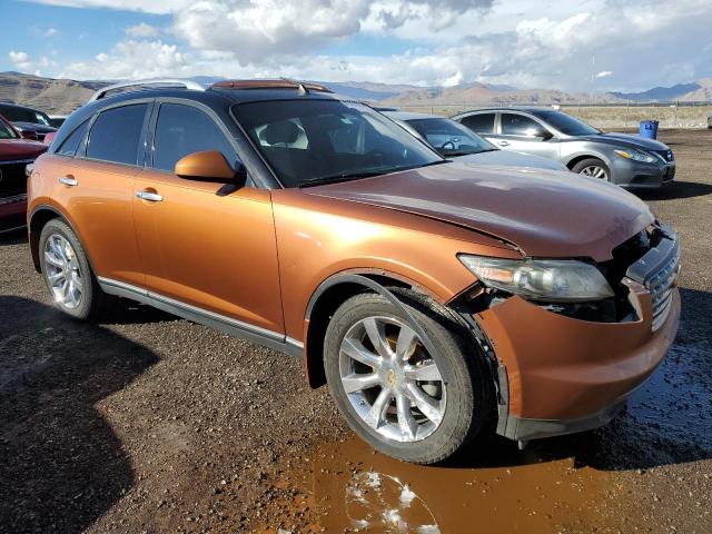 JNRAS08W25X209049 - 2005 INFINITI FX35 ORANGE photo 4