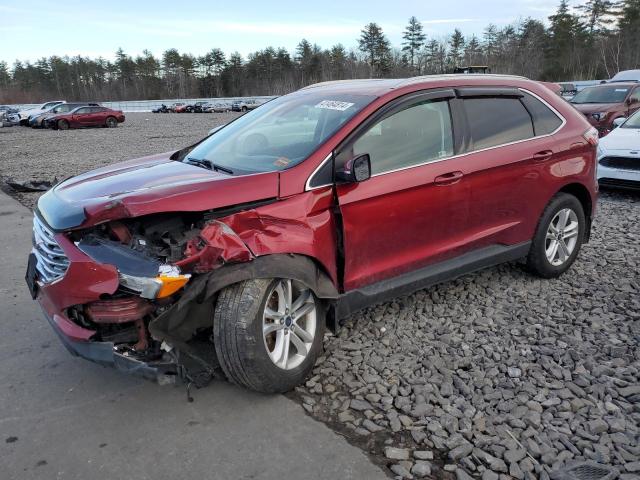 2FMPK4J93KBB71657 - 2019 FORD EDGE SEL RED photo 1