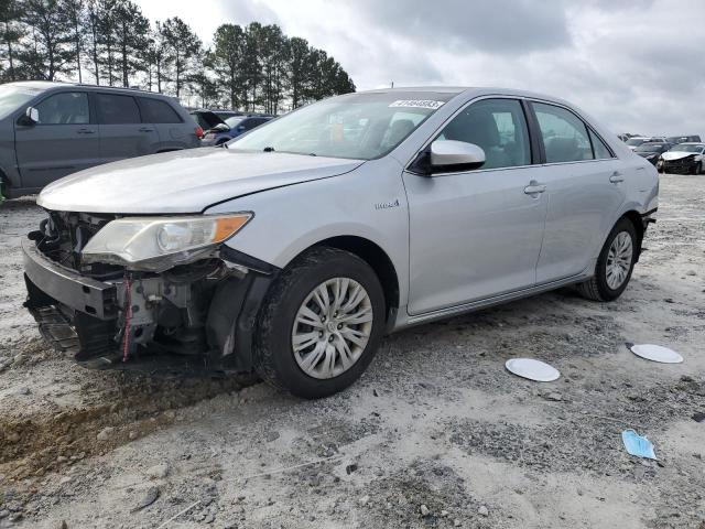 4T1BD1FK1DU071777 - 2013 TOYOTA CAMRY HYBRID SILVER photo 1