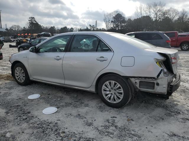 4T1BD1FK1DU071777 - 2013 TOYOTA CAMRY HYBRID SILVER photo 2