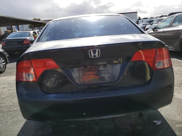 1HGFA16566L063984 - 2006 HONDA CIVIC LX BLACK photo 6