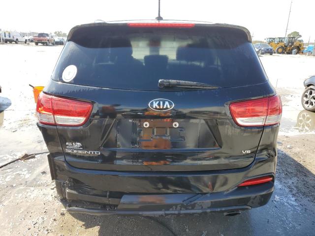 5XYPG4A59HG250645 - 2017 KIA SORENTO LX BLACK photo 6