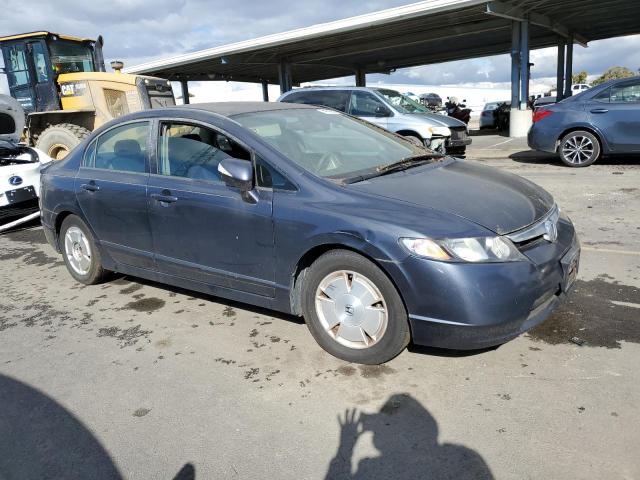 JHMFA36288S021890 - 2008 HONDA CIVIC HYBRID BLUE photo 4