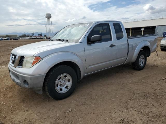 1N6BD06T25C449908 - 2005 NISSAN FRONTIER KING CAB XE SILVER photo 1