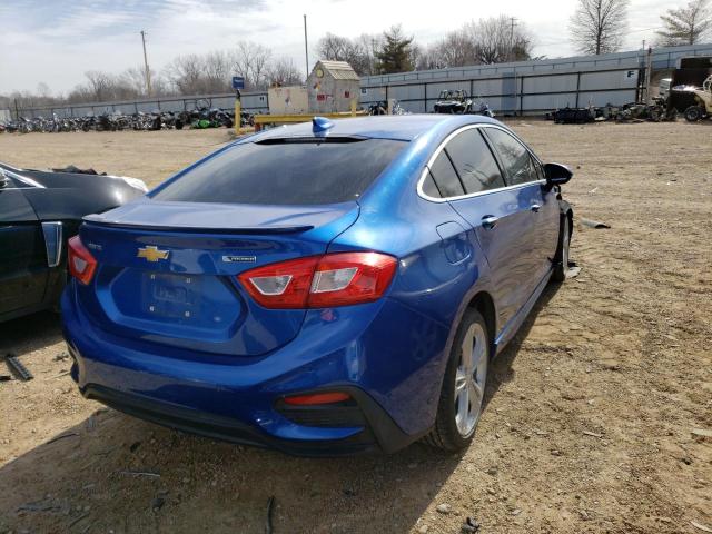 1G1BG5SM7G7237998 - 2016 CHEVROLET CRUZE PREMIER BLUE photo 3