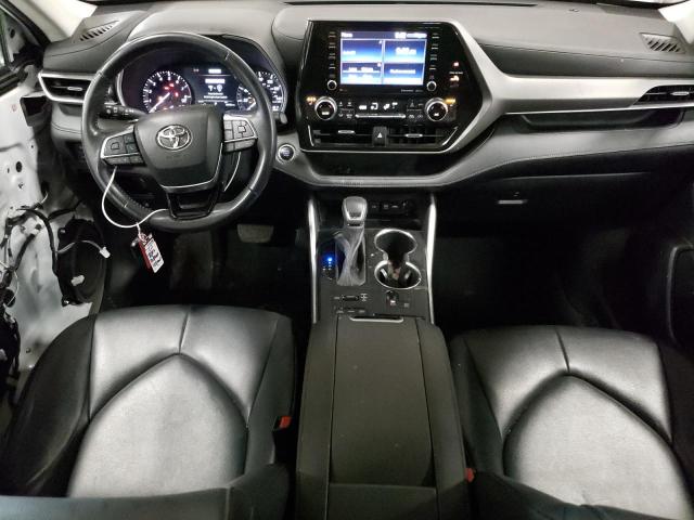 5TDGZRBHXLS033746 - 2020 TOYOTA HIGHLANDER XLE WHITE photo 8