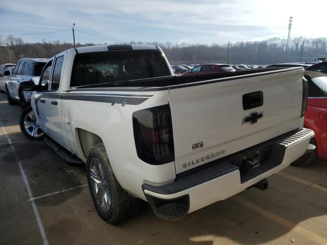 1GCVKPEC6HZ216227 - 2017 CHEVROLET SILVERADO K1500 CUSTOM WHITE photo 2