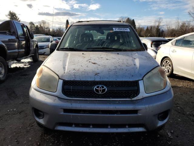 JTEHD20V746019237 - 2004 TOYOTA RAV4 SILVER photo 5