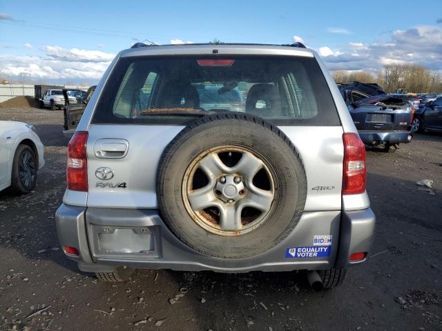 JTEHD20V746019237 - 2004 TOYOTA RAV4 SILVER photo 6