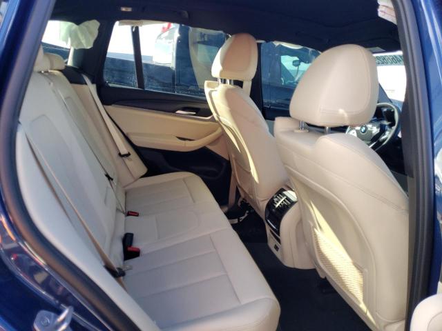 5UX53DP09N9M83029 - 2022 BMW X3 XDRIVE30I Blau Foto 10