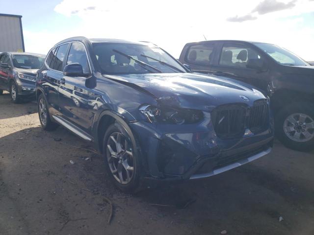 5UX53DP09N9M83029 - 2022 BMW X3 XDRIVE30I BLUE photo 4