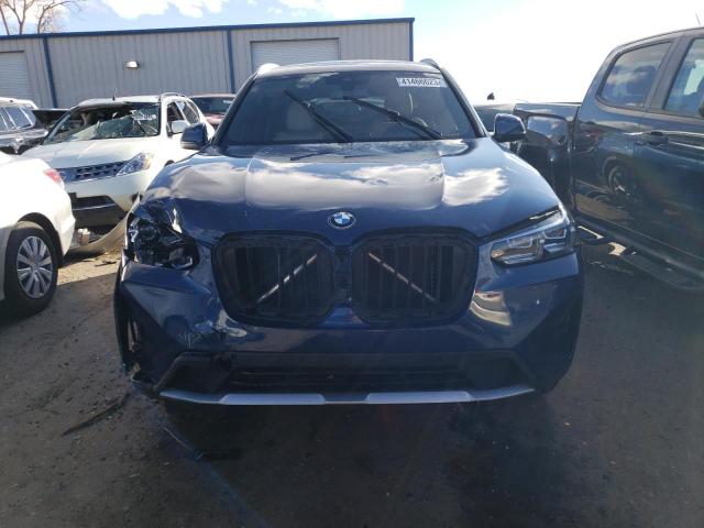 5UX53DP09N9M83029 - 2022 BMW X3 XDRIVE30I Blau Foto 5