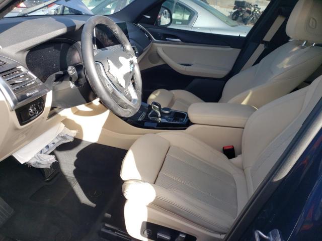 5UX53DP09N9M83029 - 2022 BMW X3 XDRIVE30I Blau Foto 7