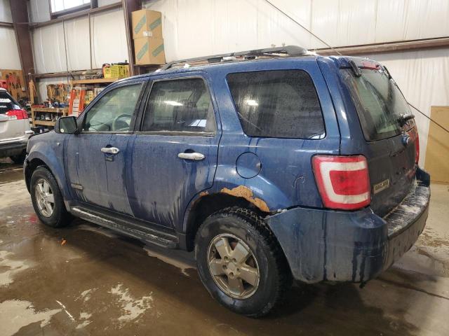 1FMCU93128KA69147 - 2008 FORD ESCAPE XLT BLUE photo 2