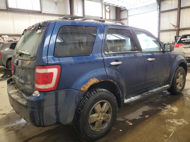 1FMCU93128KA69147 - 2008 FORD ESCAPE XLT BLUE photo 3