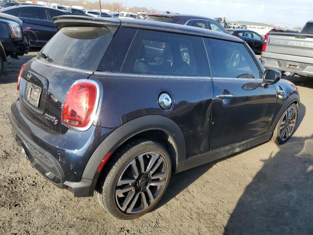 WMW53DH00N2P57210 - 2022 MINI COOPER S BLUE photo 3