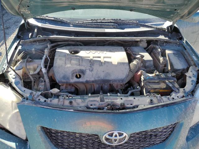 1NXBU4EE8AZ191004 - 2010 TOYOTA COROLLA BASE GREEN photo 11