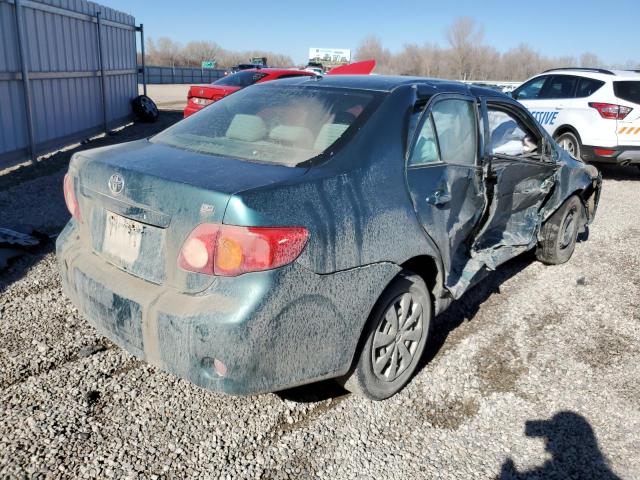1NXBU4EE8AZ191004 - 2010 TOYOTA COROLLA BASE GREEN photo 3