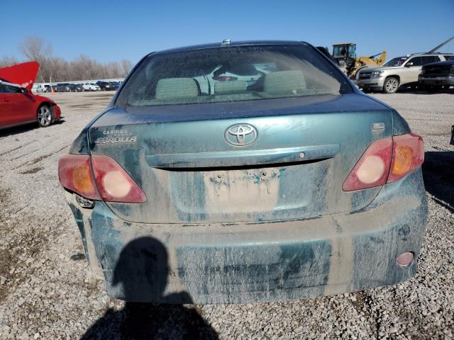 1NXBU4EE8AZ191004 - 2010 TOYOTA COROLLA BASE GREEN photo 6