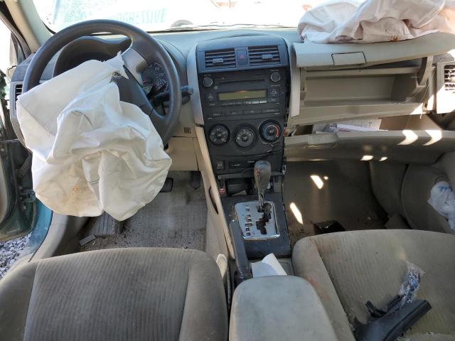 1NXBU4EE8AZ191004 - 2010 TOYOTA COROLLA BASE GREEN photo 8