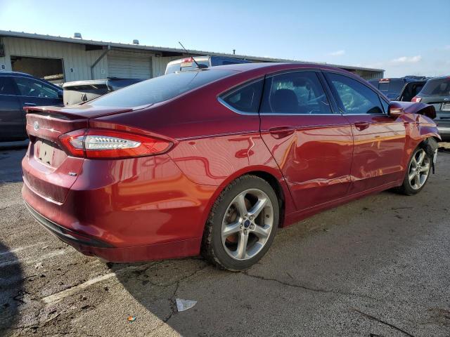 3FA6P0H77FR252818 - 2015 FORD FUSION SE RED photo 3