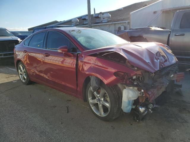 3FA6P0H77FR252818 - 2015 FORD FUSION SE RED photo 4