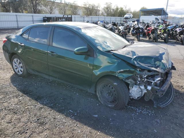 5YFBURHE3GP383210 - 2016 TOYOTA COROLLA L GREEN photo 4