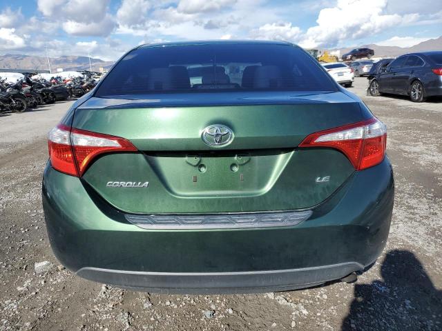 5YFBURHE3GP383210 - 2016 TOYOTA COROLLA L GREEN photo 6