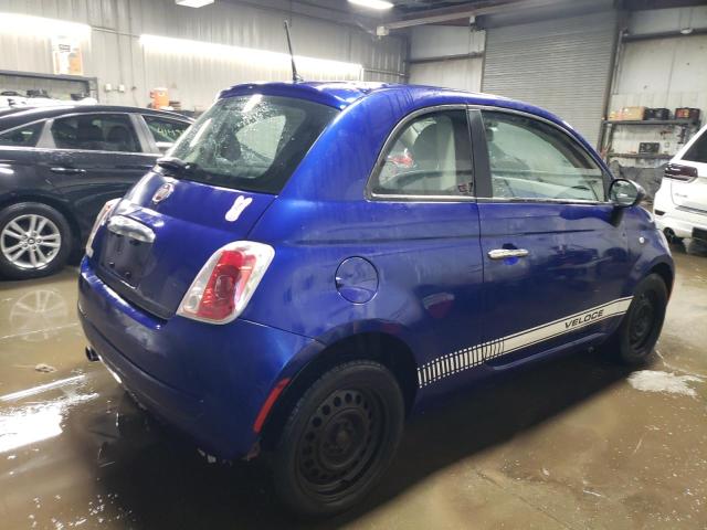 3C3CFFAR9CT338942 - 2012 FIAT 500 POP BLUE photo 3