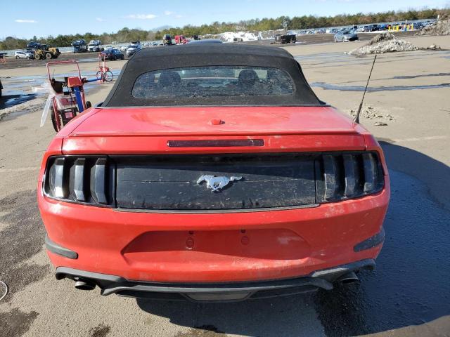 1FATP8UH4K5109161 - 2019 FORD MUSTANG RED photo 6