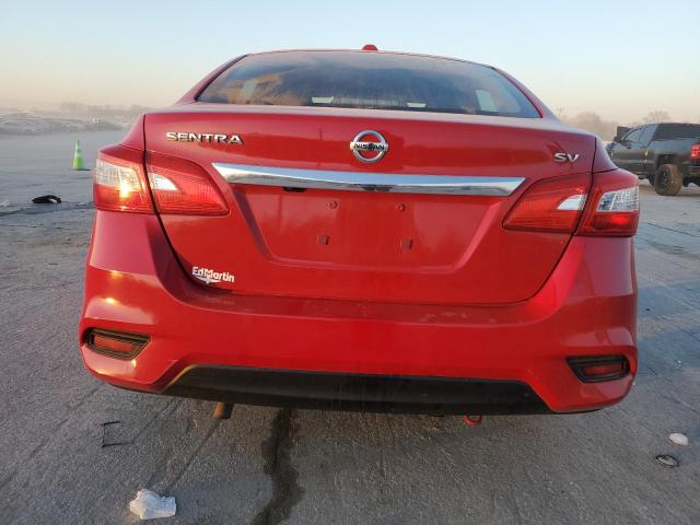 3N1AB7AP0JL619983 - 2018 NISSAN SENTRA S RED photo 6