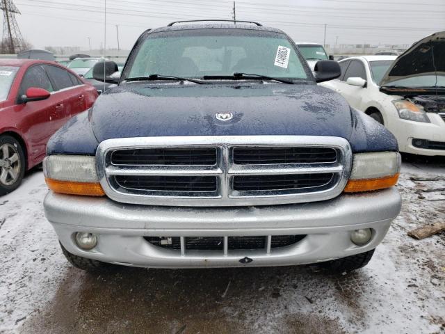 1B4HS58N52F188537 - 2002 DODGE DURANGO SLT PLUS BLUE photo 5