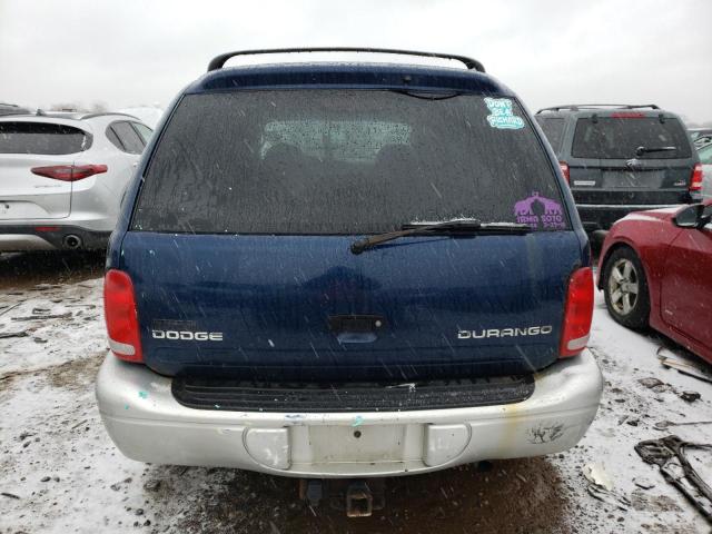 1B4HS58N52F188537 - 2002 DODGE DURANGO SLT PLUS BLUE photo 6