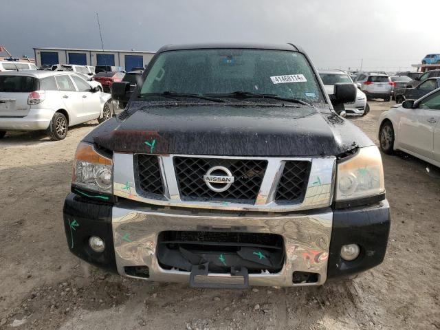 1N6BA0ED0CN315869 - 2012 NISSAN TITAN S BLACK photo 5