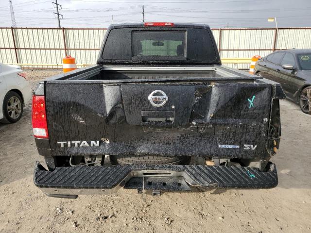 1N6BA0ED0CN315869 - 2012 NISSAN TITAN S BLACK photo 6