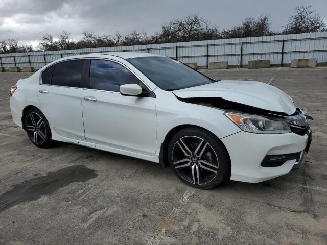 1HGCR2F11HA078003 - 2017 HONDA ACCORD SPORT SPECIAL EDITION WHITE photo 4