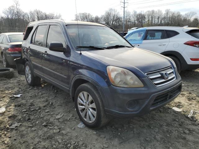 JHLRD78516C010695 - 2006 HONDA CR-V LX BLUE photo 4