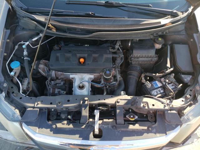 2HGFB2F97CH505279 - 2012 HONDA CIVIC EXL ნაცრისფერი ფოტო 11