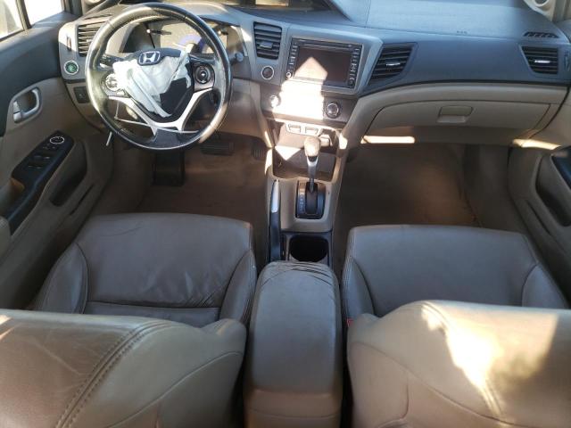 2HGFB2F97CH505279 - 2012 HONDA CIVIC EXL ნაცრისფერი ფოტო 8