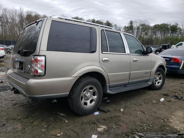 5LMFU28R91LJ24094 - 2001 LINCOLN NAVIGATOR BEIGE photo 3