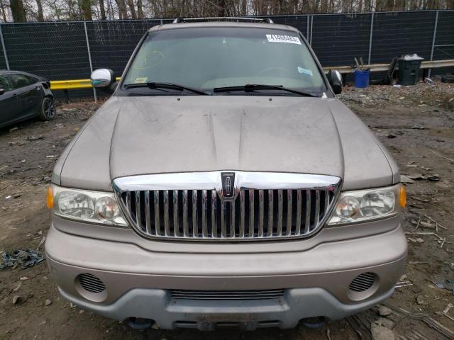 5LMFU28R91LJ24094 - 2001 LINCOLN NAVIGATOR 米色 照片 5