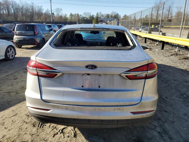 3FA6P0LU9KR225482 - 2019 FORD FUSION SE SILVER photo 6