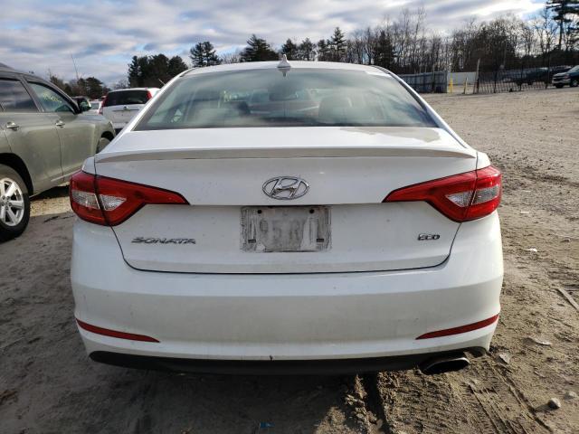 5NPE24AA8FH209254 - 2015 HYUNDAI SONATA ECO WHITE photo 6