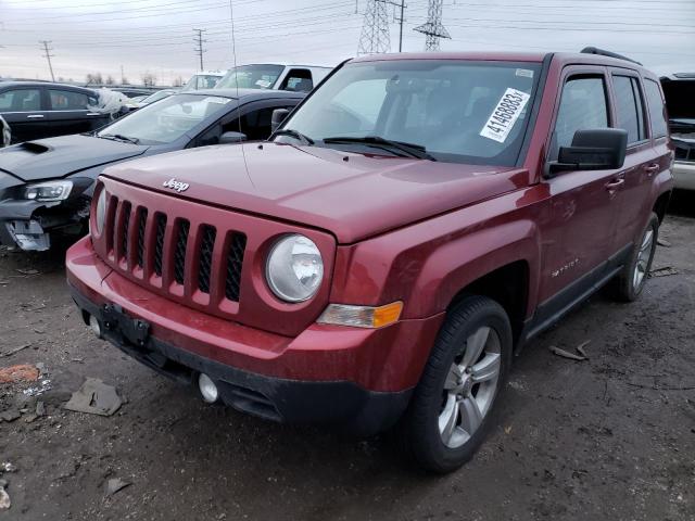 1C4NJRFB0ED628074 - 2014 JEEP PATRIOT LATITUDE BURGUNDY photo 1