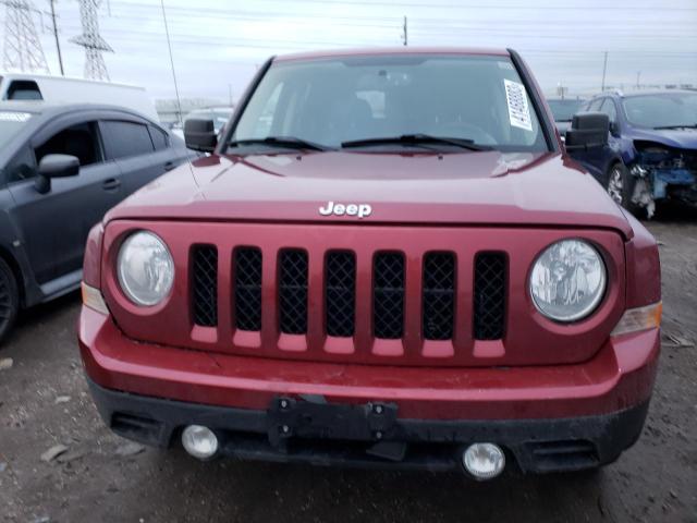 1C4NJRFB0ED628074 - 2014 JEEP PATRIOT LATITUDE BURGUNDY photo 5