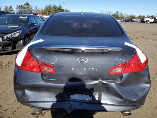 JN1DV6AR8BM650776 - 2011 INFINITI G25 GRAY photo 6